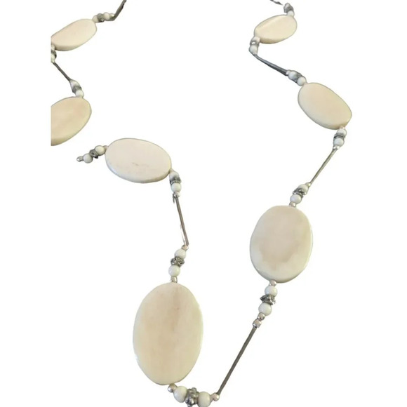 Tibetan Long Boho Beaded Necklace - Picture 2 of 3